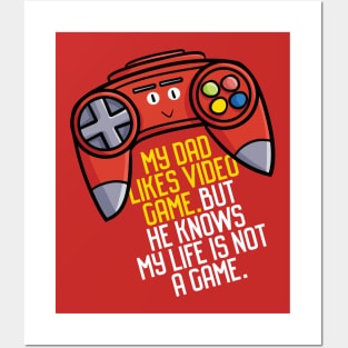 Gamer Daddy Posters and Art